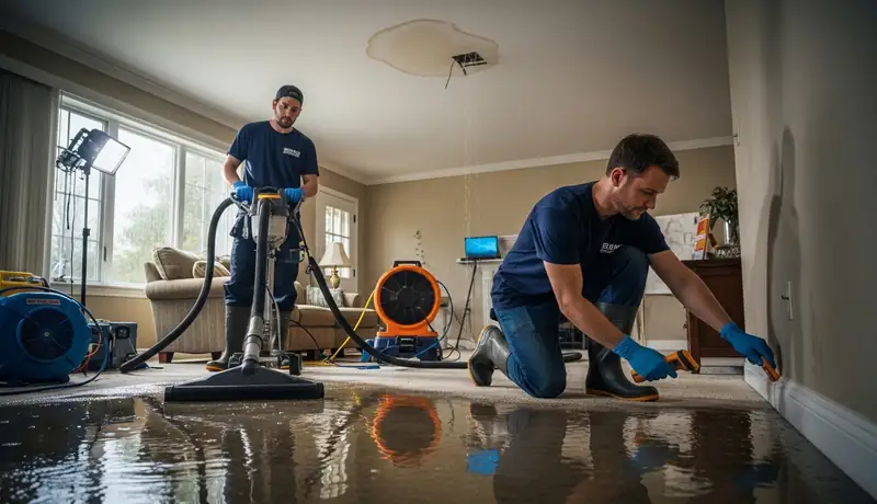Storm Damage Water Removal Project in San Carlos, CA in San Carlos, CA