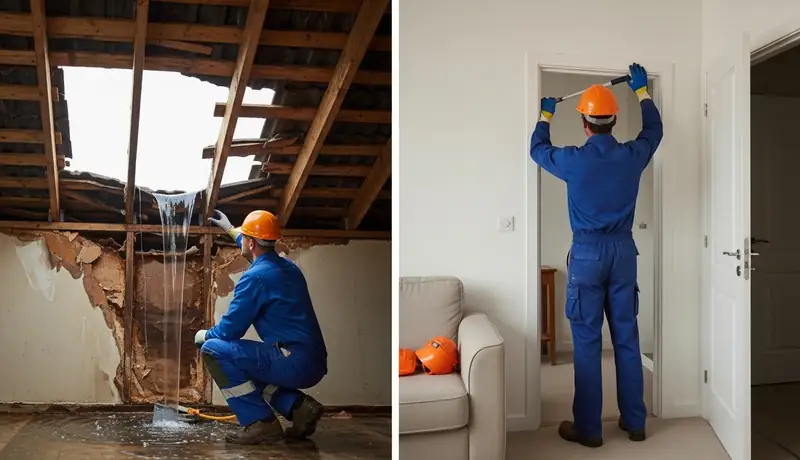 Water Damage Restoration After Roof Leak in San Carlos, CA in San Carlos, CA